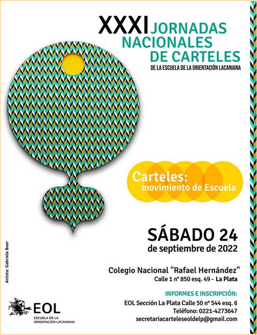 Afiche XXVI Jornadas Nacionales de Carteles de la EOL